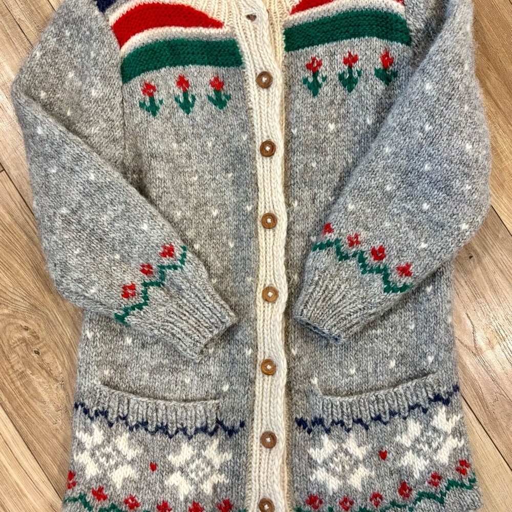 Susan Bristol vintage icelandic wool Cardigan